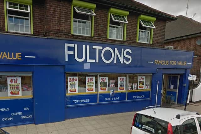 The Fultons Foods store in Manor Top, Sheffield, is among eight across the city which are set to close, Poundland has announced (pic: Google)