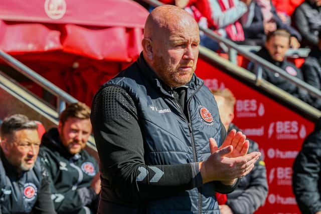 Fleetwood Town head coach Stephen Crainey says they're up for a battle against Sheffield Wednesday. (Sam Fielding / PRiME Media Images)