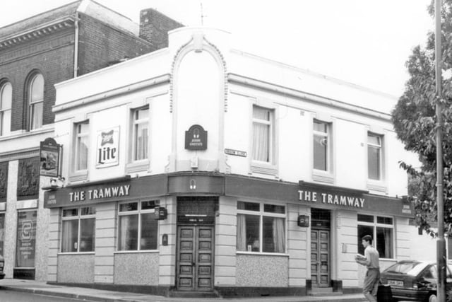 The Tramway pub, at No 126 London Road, Sheffield, at the junction with Broom Close, pictured in September 1987