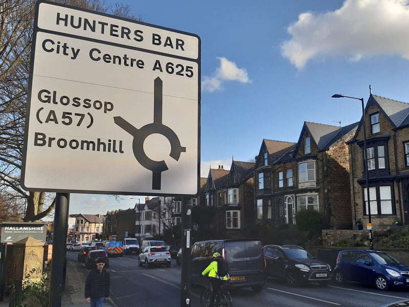 Pictured is Ecclesall Road, between Banner Cross and Hunters Bar, in Sheffield.