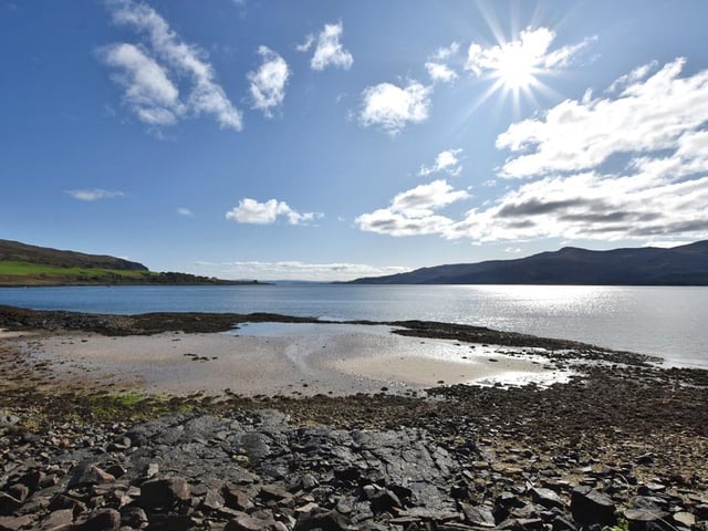 Lochaline hotel boasts stunning views across the sea to the Isle of Mull, which is accessible by ferry from the village