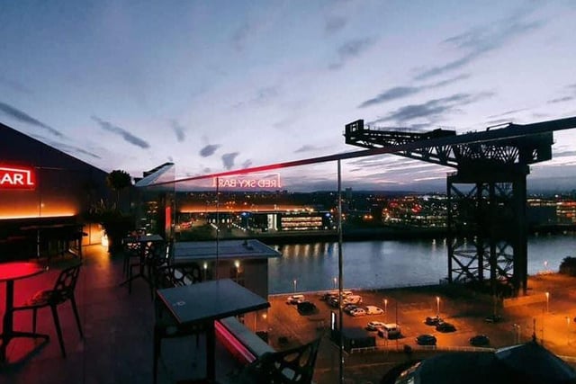 The Radisson RED Hoel boasts one of Glasgow's finest rooftop bars - with incredible views of the Clyde and the Finnieston Crane - and is just a stone's throw from COP26.