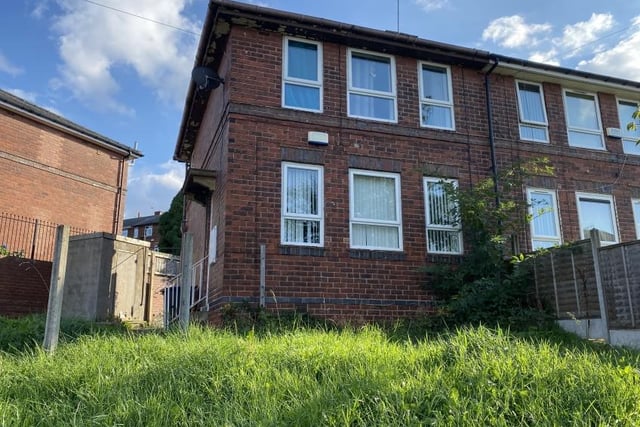 This three bedroom semi-detached house on Southend Road, near Manor Lodge, had a guide price of £50,000 and sold for £95,000. It was described as being in need of modernisation.