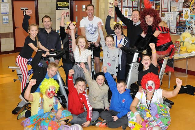 Brierton Sports Centre staff joined pupils from St. Helens Primary School when they took part in the Pedal for Pudsey event in aid of Children In Need. Were you there for the 2012 fundraiser?