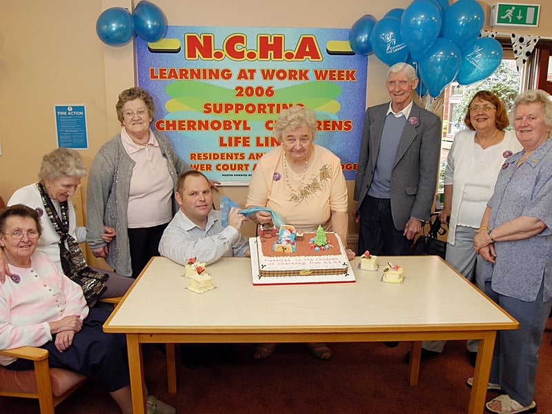 Residents at Mayflower Court in Shirebrook were preparing for a Christmas Party in July.
The party, was for children from Chernobyl when they visited the area for their summer holidays.
This was the 20th year of the visits.