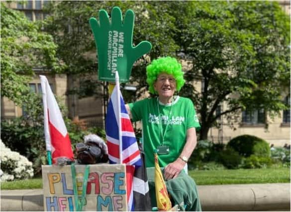 John Burkhill from Sheffield is to receive a special honour for his charity work for Macmillan