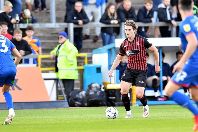 Challinor believes he has a comfortable replacement for Sterry in the shape of former Accrington defender Ogle. The 22-year-old came off the bench and set up the opener as Pools fought from behind against Harrogate Town as is expected to keep his place as Challinor remains cautious with Sterry's injury. Picture by FRANK REID