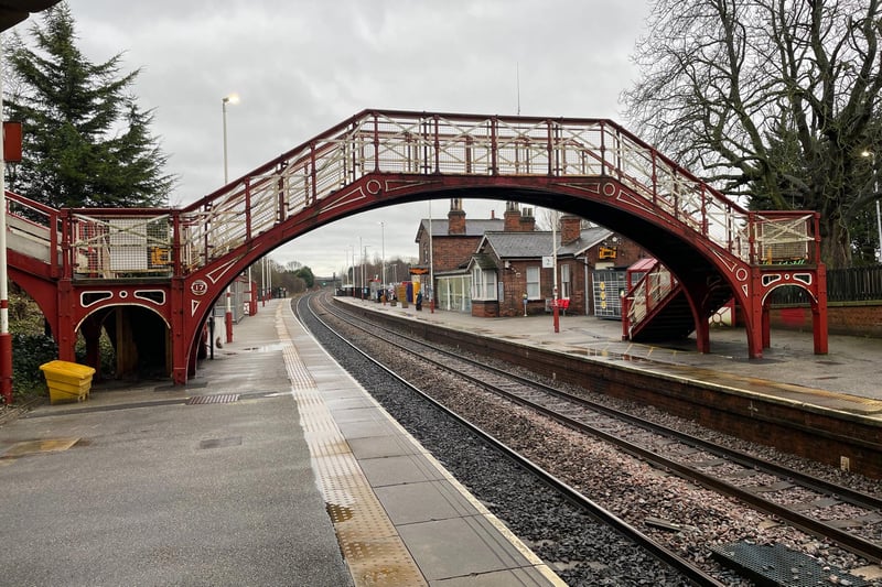 Estimated entries and exits made at Garforth station was 424,784.