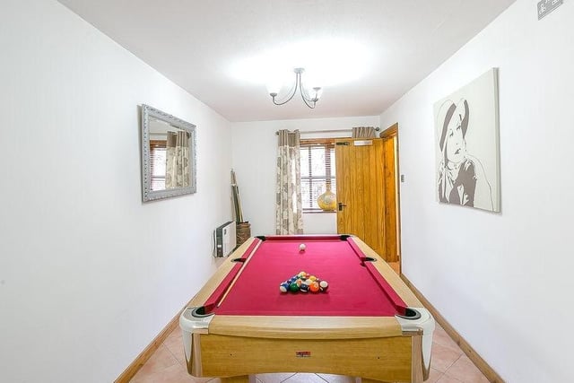 Fancy a game of pool? While away the hours in this games room, which can be found in Woodman's Cottage.