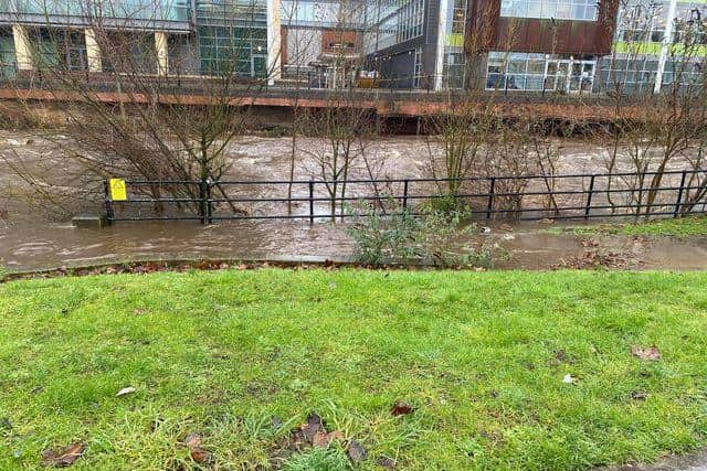 River levels in Sheffield: Credit Ben Wild