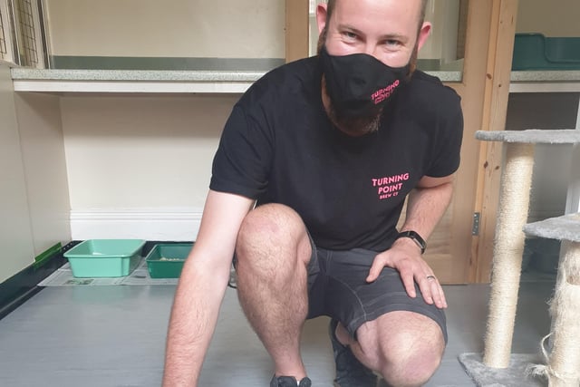 Brewer at Cameron McQueen did a 50-mile run from his home in Sheffield to his workplace, turning Point Brewery, in Knaresborough in June to raise £1,800 for Sheffield Cats Shelter. He celebrated with a well-earned beer in the Taproom bar!