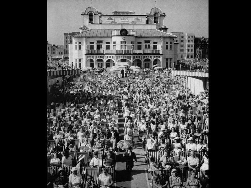 Beauty parade
A Miss Southsea beauty contest on South Parade Pier in the 1960's
