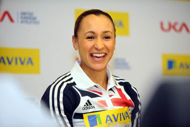 Dame Jessica Ennis-Hill speaking to the media at EIS in Sheffield - February 10, 2012. Picture by Chris Lawton