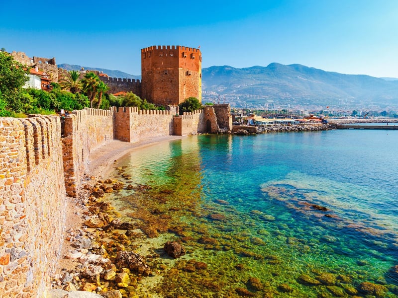 While temperatures can sometimes fluctuate in the historic Turkish city of Antalya, the city sees highs of up to 27°C on the Mediterranean coast.
The less swelteringly hot autumn months in southern Turkey make the October half-term in Edinburgh a great time to visit.
(Image credit: Getty Images/Canva Pro)