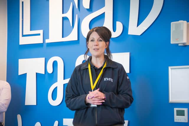 Sara McLaughlin, HR Business Partner at Evri, launches the EVRI Academy in partnership with Barnsley College