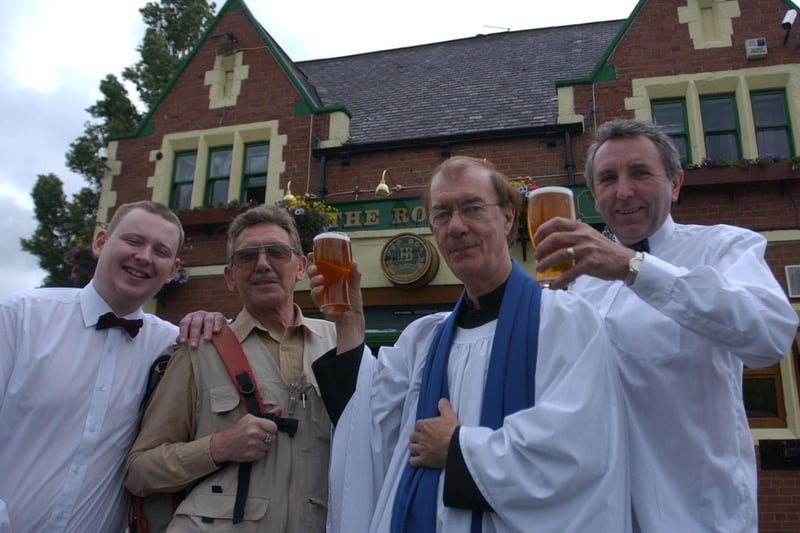 A 2003 photo at the Robin Hood pub. Does this bring back happy memories?