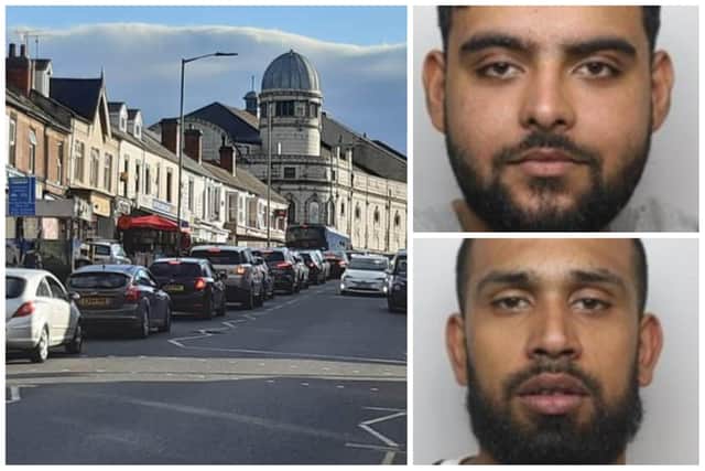 Drug dealing defendants, Mohammed Kashef (top) and Mustafa Ali, were caught out at just after 4pm on July 19, 2022 when police officers patrolling in the Abbeydale Road area of Sheffield had their attention drawn to a Fiat Punto vehicle