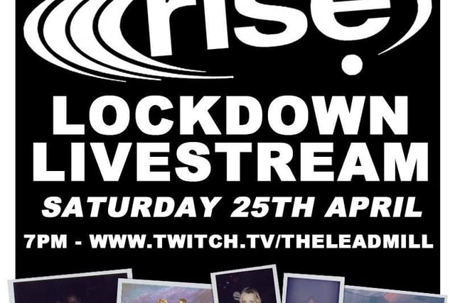 An e-flyer for the Leadmill's RISE live stream
