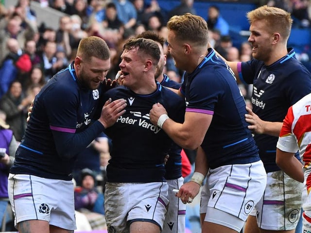 Headlines will be about Hogg but Graham threatened to steal the limelight with a strong wide display before being replaced by Blair Kinghorn. 8