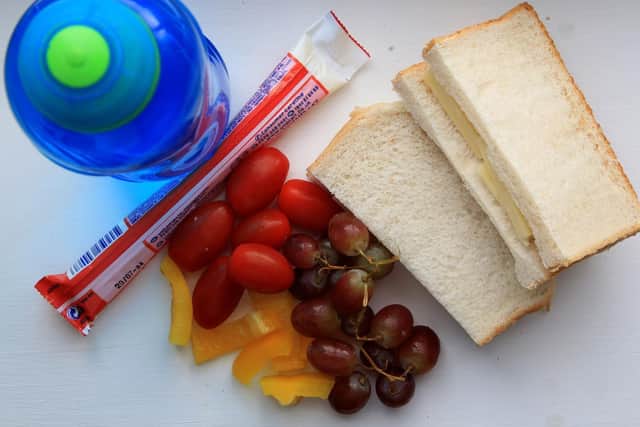 Is this what a healthy packed lunch should look like? Image: PA