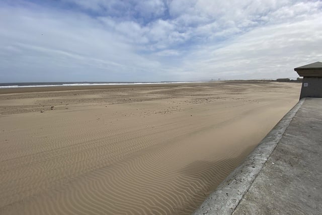 This stretch of the beach at Seaton Carew was all clear. Picture by FRANK REID