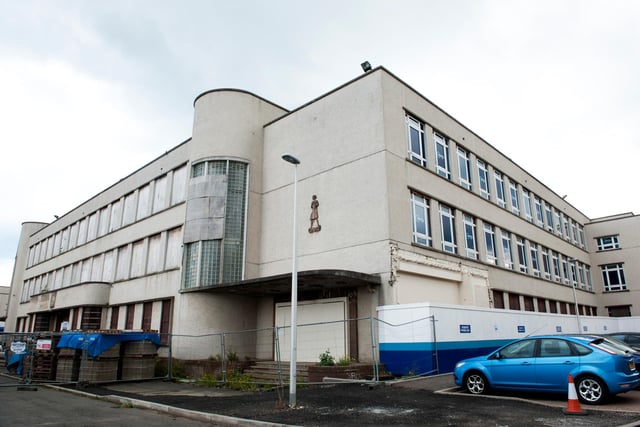 Now closed as a high school and converted for residential use, the former Ainslie Park Secondary is one of Edinburgh's later art deco builds (1950), but there's no mistaking architect JS Johnston's 1930s inspiration.