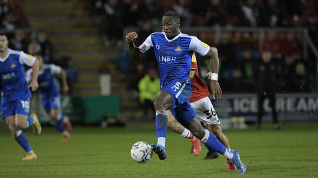 Joseph Olowu netted to earn Rovers the draw at Crewe Alexandra. Picture: Howard Roe/AHPIX