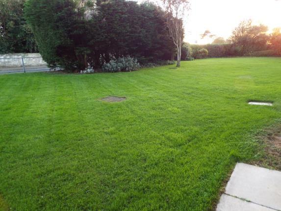 Outside the property.