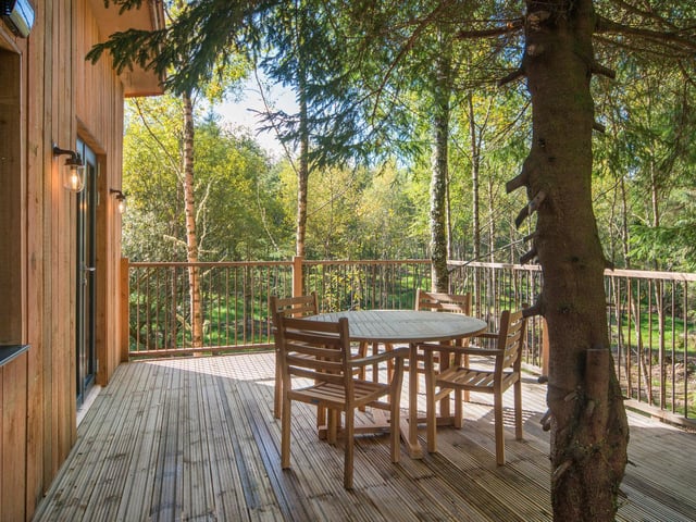 Two of the treehouses, Willow Warbler and Flycatcher are connected by a rope bridge, making the two ideal to rent out for any groups wishing to enjoy the space together. All huts are priced the same and start at £180 per night.