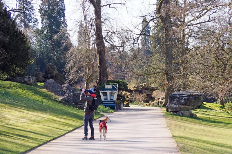 A visitor captures scenes from his day out in the grounds of Chatsworth.