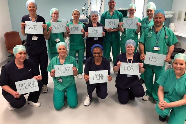 Lisa Dyson wrote: "My fellow nurse/ODP/support worker colleagues!! Northern General hospital theatres!! All the specialist orthopaedic team!"