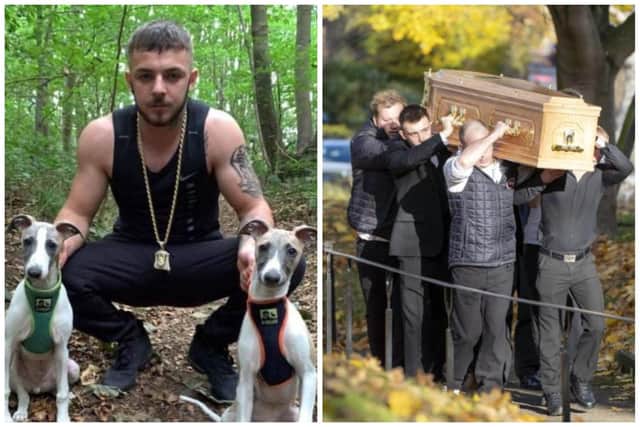 Ryan Geddes was one of three friends killed in a car crash near Kiveton Park on October 24. He was laid ton rest at a service on November 18.