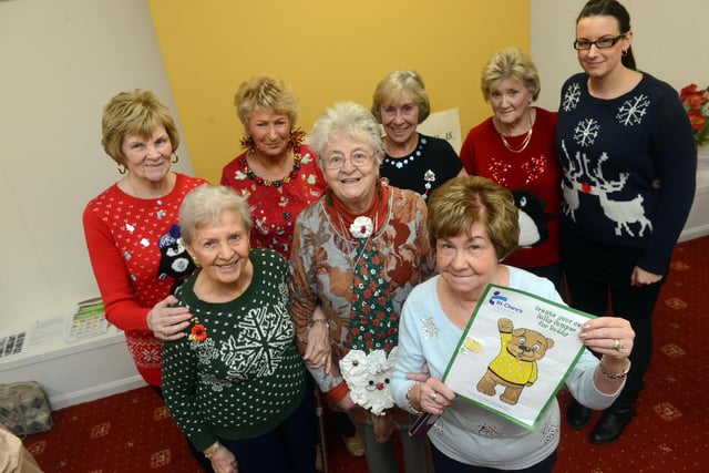 Chichester Ladies Club which ran a jolly jumper challenge in 2015. Are you pictured?