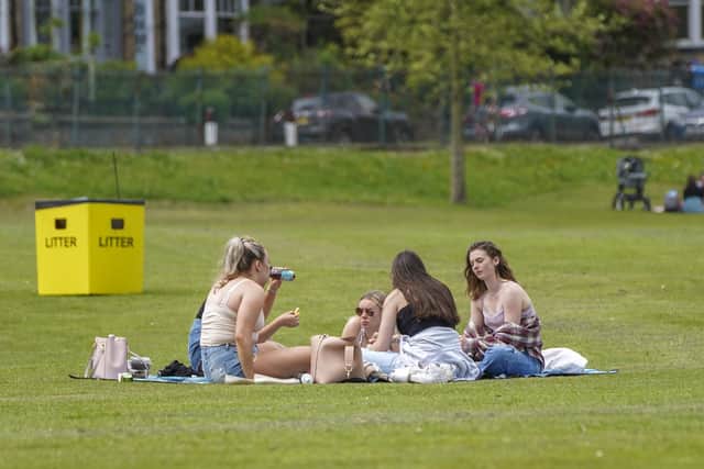 James Flack, visiting Sheffield from Bolsover, said: "We really enjoyed a visit to Endcliffe Park. We went with our daughter, some time ago. It's a beautiful open space, and people were just relaxing and chilling, sitting on the grass and enjoying the sunshine." Picture: Scott Merrylees