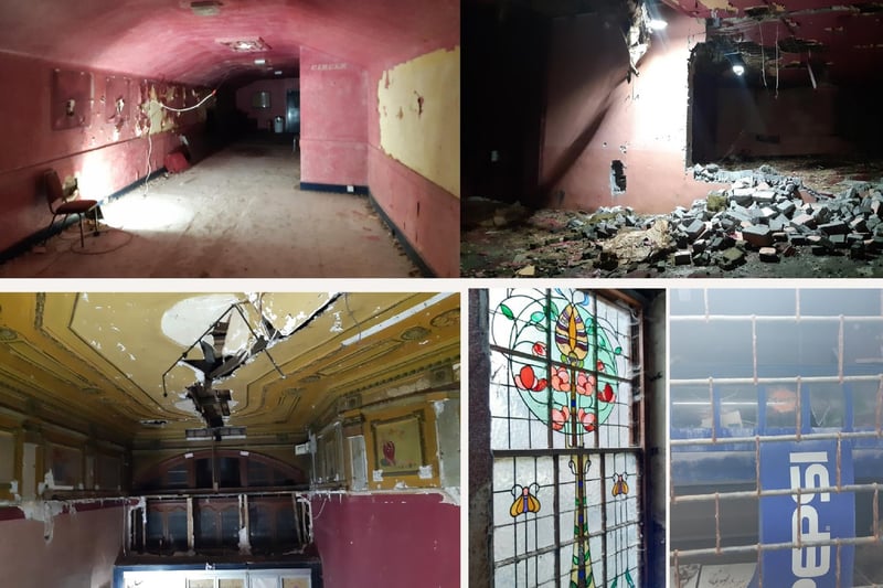 Scenes from inside the cinema which closed 21 years ago
