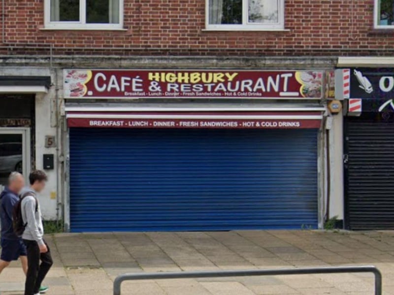 Rated 5: Highbury Cafe at 5 Highbury Buildings, Portsmouth Road, Portsmouth; rated on September 3