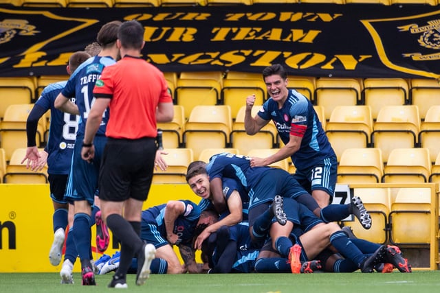 The celebrations following Kyle Munro's late winner for Hamilton at Livingston may have been the reason for the positive Covid-19 tests which the club revealed yesterday. According to reports the three members of the club are first-team players but Brian Rice believes Saturday's game with Kilmarnock shouldn't be in doubt. (Scottish Sun)