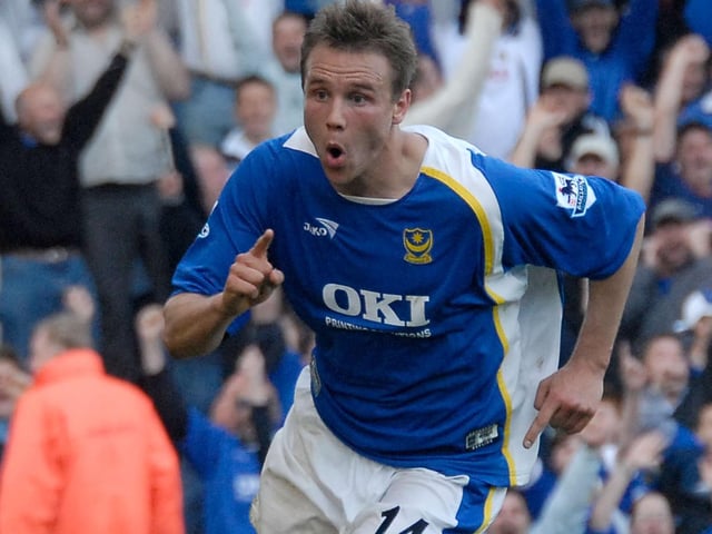 Joined Pompey in 2002 on the back of Luton's relegation from the third tier. Scored some of the best goals in Pompey history.