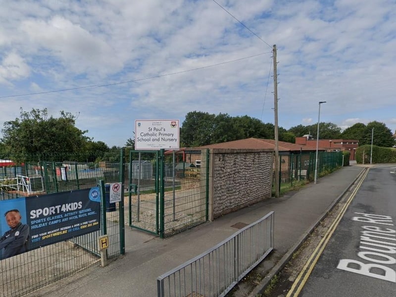 St Paul's Catholic Primary School and Nursery achieved above the average standard in reading in its 2025 SATs results with a score of 108.