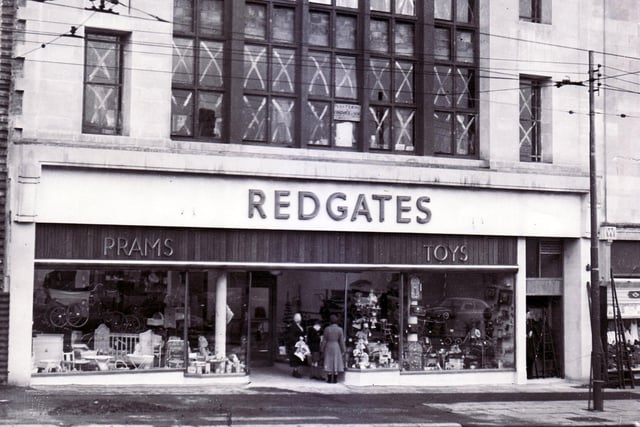 Redgates Toy Shop, Sheffield December 4 1954.