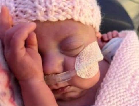 Baby Niamh was born at just 24 weeks and spent five weeks at the Jessop Wing’s neonatal intensive care unit, where her mum Katie Dolan said staff were 'amazing'