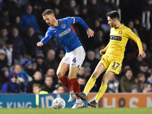 Pompey's skipper has featured in 33 league games this term, with an average match rating of 6.97