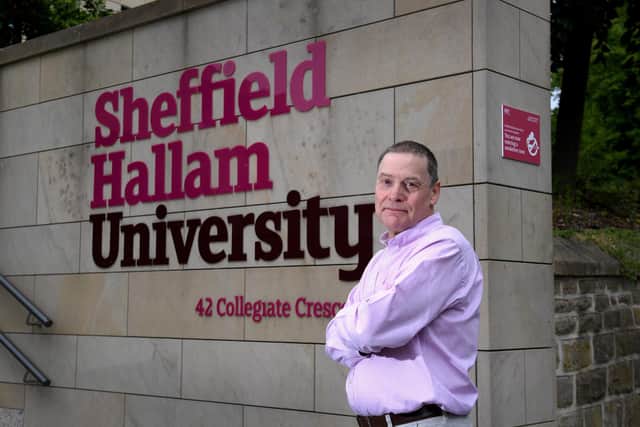 Sir Chris Husbands at Hallam University, Sheffield. Picture by Simon Hulme
