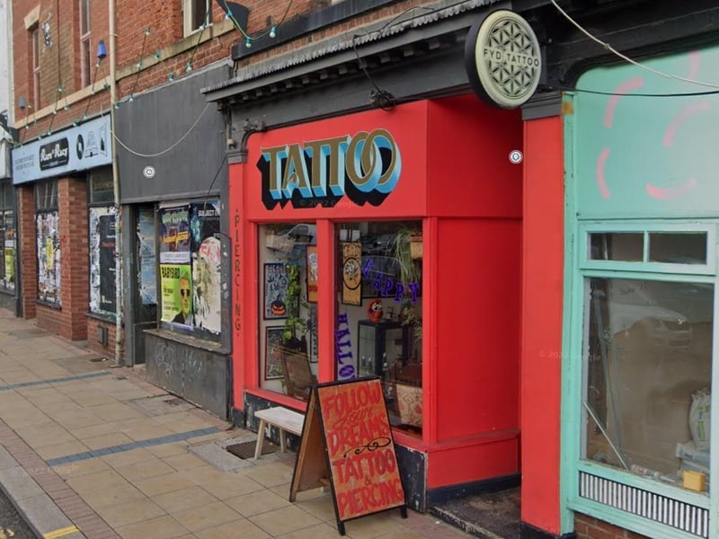 Follow Your Dreams Tattoo, on Devonshire Street, holds a rating of 4.7 out of 5.0 on Google Reviews based on 84 reviews.