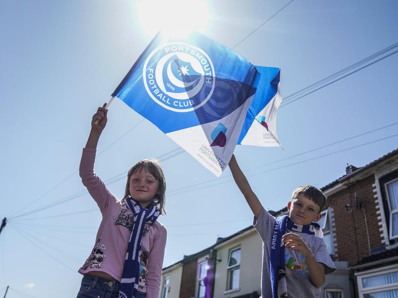 Portsmouth fans return to Fratton Park