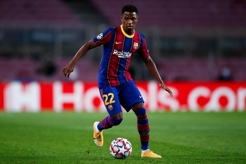 Pep Guardiola reportedly made contact with Barcelona's Ansu Fati to enquire about luring the teenager to Manchester City after Cristiano Ronaldo opted to return to Old Trafford. However Fanti and agent Jorge Mendes believe it is in the player's best interest to remain at the Camp Nou for the foreseeable future. (Mirror)