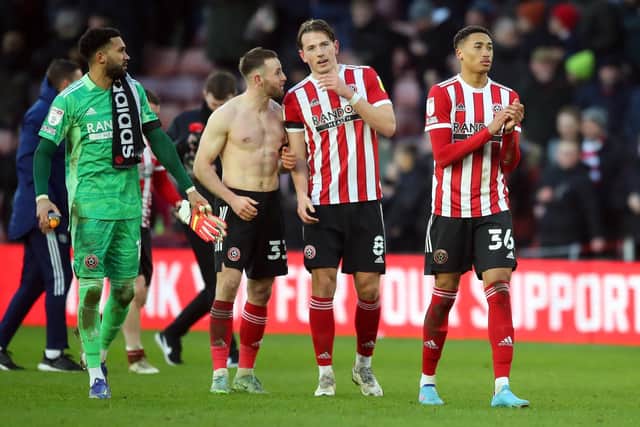 Wes Foderingham says being strong defensively is a team effort at Sheffield United: Simon Bellis / Sportimage