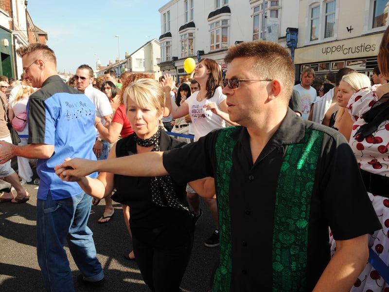 Dancers outside the Wedgewood Rooms in 2009. Picture: Paul Jacobs. (093449-33)