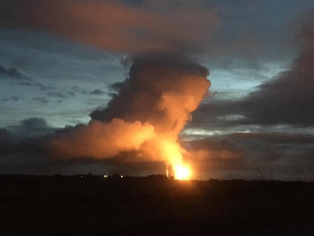 Sepa said the flaring is happening "too often." Pic: Margaret Paterson