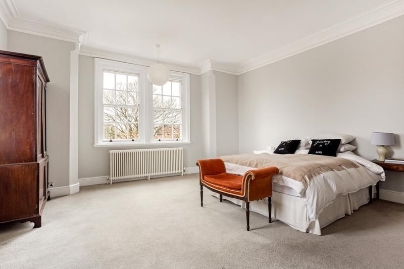 The property has four double bedrooms with the master suite having its own dressing room area